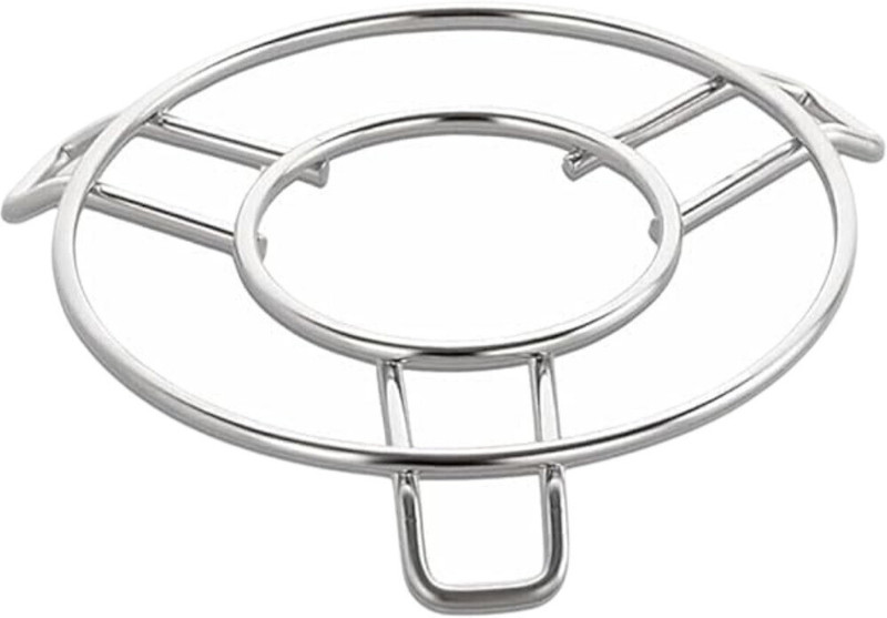 Brunchy Stainless Steel Trivet Stand | Round Steamer Rack for Kitchen Stainless Steel Trivet(Pack of 1)