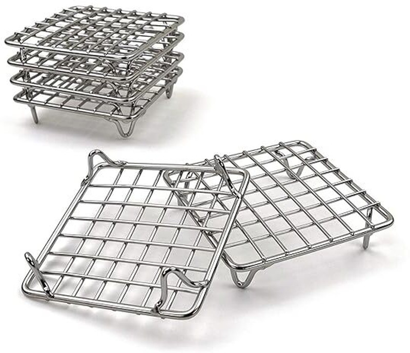 CHROMEPLUS Hot Stand001 Polished Trivet(Pack of 6)