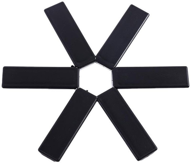 Drumstone 91AID914.10487.fold.heat.pad.1pc_TRU0 Glossy Trivet(Pack of 1)