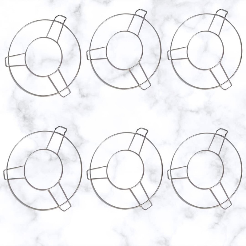 LSARI HT-1147-K Chrome Trivet(Pack of 6)