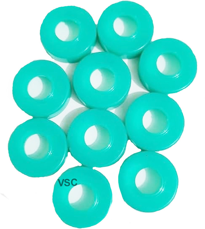 VSC Laparoscopic Trocar Washer Silicone Rubber Port 5mm 10pc Set Trocar(5 mm)