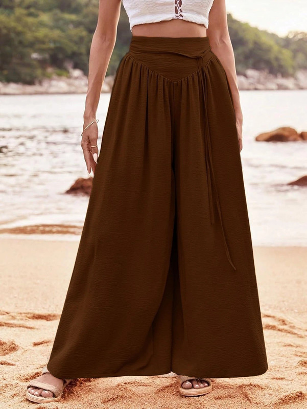 Kotty Relaxed Women Brown Trousers