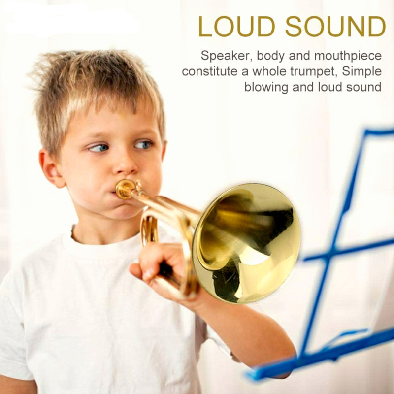 Mayur Musical Trumpet for Kids - Fun Bugle for Beginners and Music Enthusiasts Trumpet for Kids - Fun Bugle for Beginners and Music Enthusiasts Bb Trumpet(Fiber)