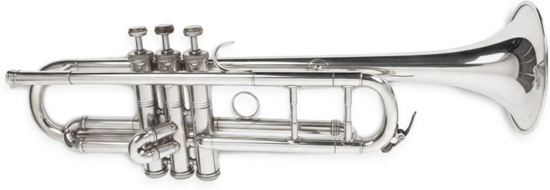 robin collection Professional Silver Lacquer Bb Trumpet Silver trumpet Bb Trumpet(Glossy)