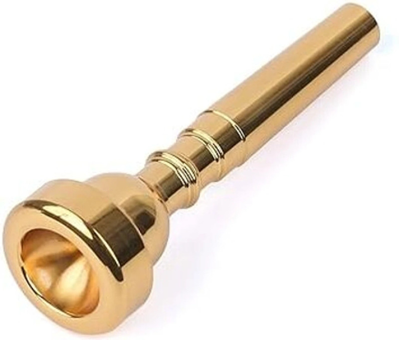 SRSVK Musical Premium Brass Trumpet Mouthpiece Premium Brass Trumpet Mouthpiece for Clear Tone and Comfortable Playing C Trumpet(Copper)