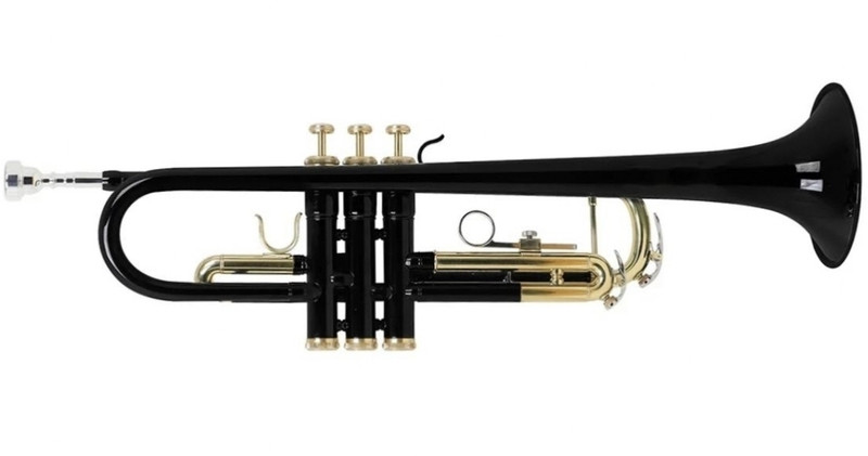 ARB Standard TRUM-20 Black Bb Trumpet with Hardcase - Musical instrument - Black Texture Bb Trumpet(Lacquered)