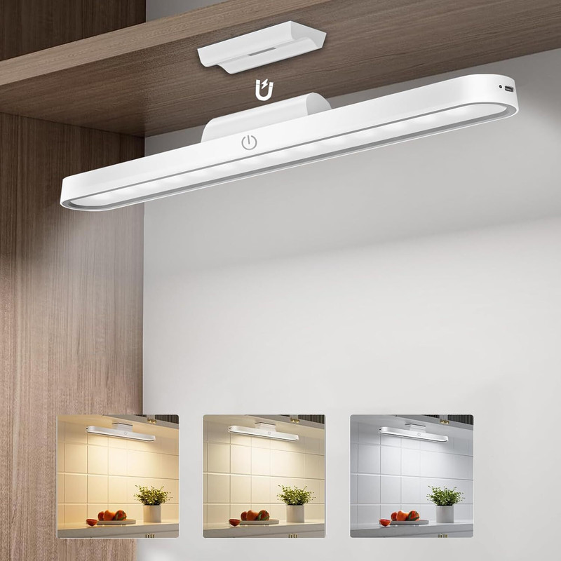 Bonsly LED Under Cabinet Light, Dimmable Kitchen Lighting Wireless Cabinet Lighting Tube Light Fixture(Pack of 1)