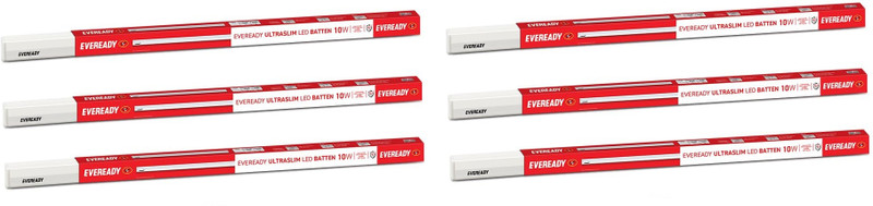 EVEREADY 10W 02-FT 10 W 57 cm Tube Light(White, Pack of 3)