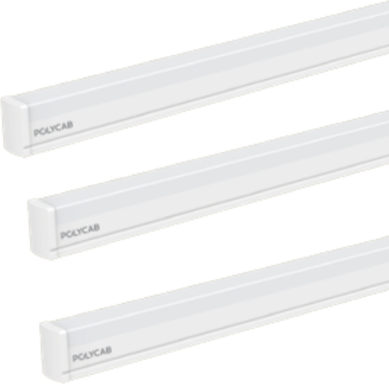 Polycab Neo Slim LED Batten 20W (2 Ft) Cool White | Ultra Slim, 120° 20 W 59 cm Tube Light(White)