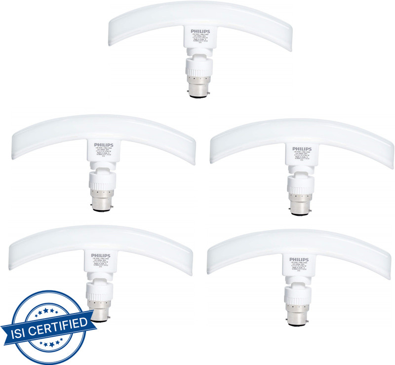 PHILIPS 12W B22 T-BULB CURVEY 12 W 10 cm Tube Light(White, Pack of 3)