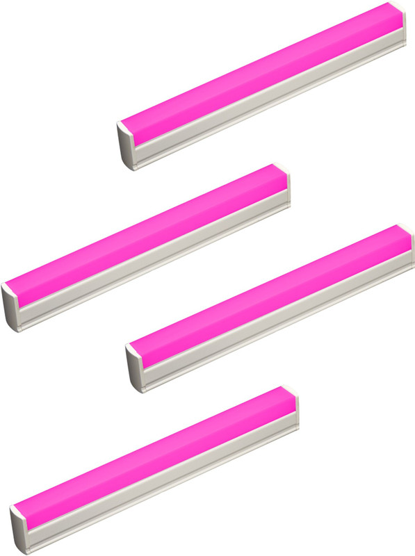 Imperial 1 Ft Straight Linear Batten,Home Decorative-Pink Color Tube Light 10 W 20 cm Tube Light(Pack of 2)