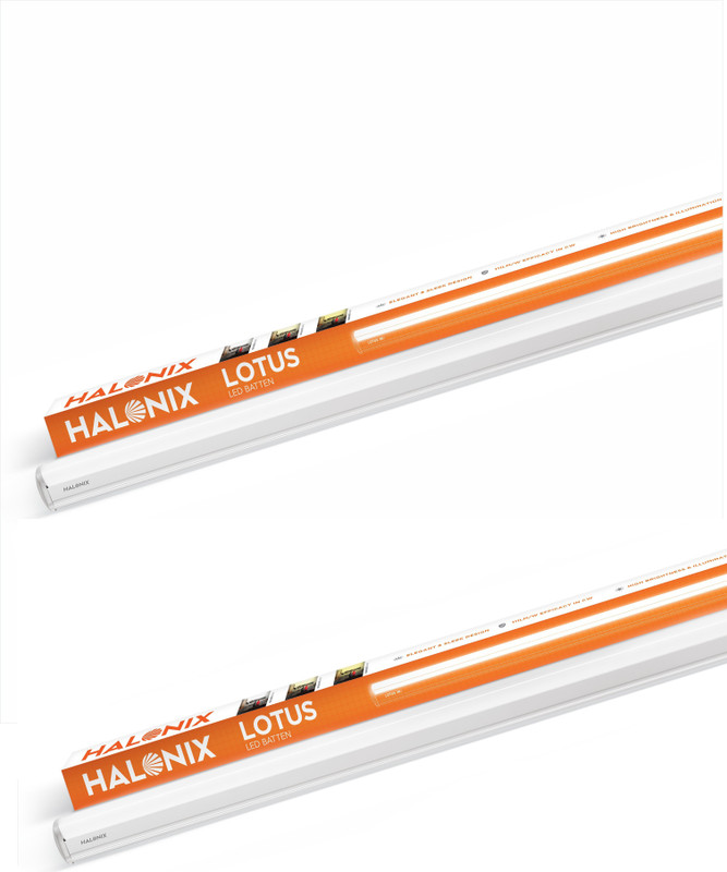 HALONIX LOTUS 36W CW LED BATTEN PACK 2 36 W 129 cm Tube Light(White, Pack of 2)