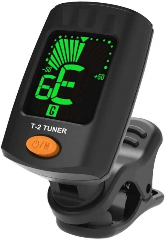 amiciSound Digital LCD Display Automatic Clip-On Tuner for Chromatic Guitar Bass, Violin, Ukulele Automatic Digital Tuner(Chromatic: Yes, Black)