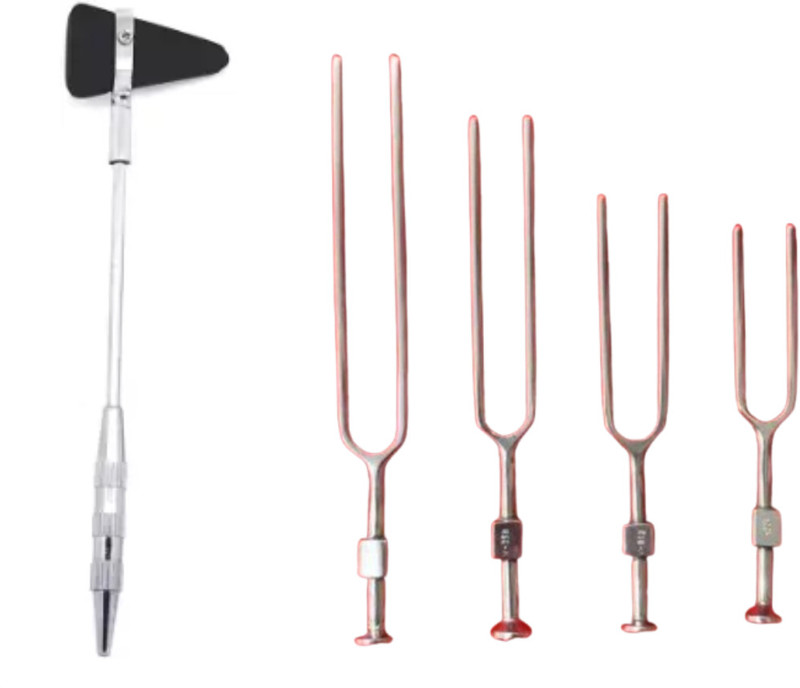 Cityhealth Cityhealth Reflex Hammer Taylor Model and Tuning Fork (128, 256 & 512 Hz) Tuning Fork(HZ)