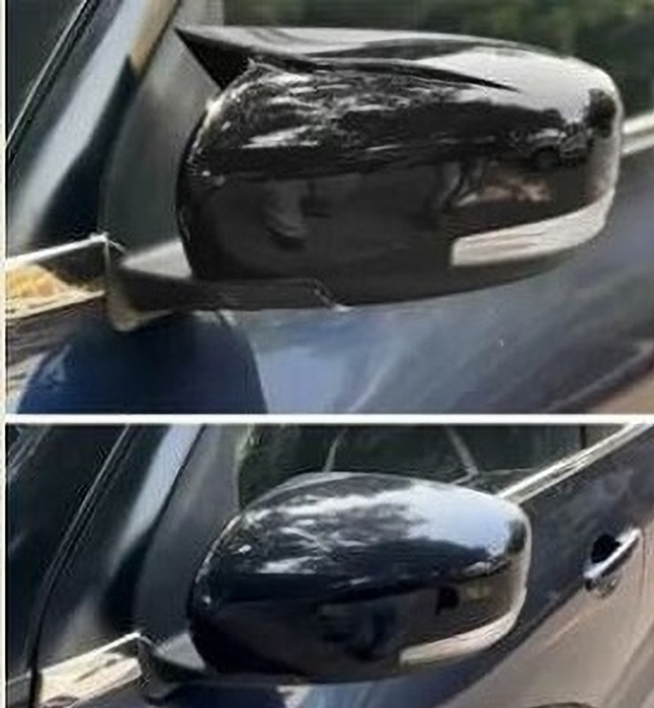 Auto MT BATMAN SIDE MIRROR,COVER- Glossy black finish FOR MARUTI SUZUKI SWIFT Car Flywheel