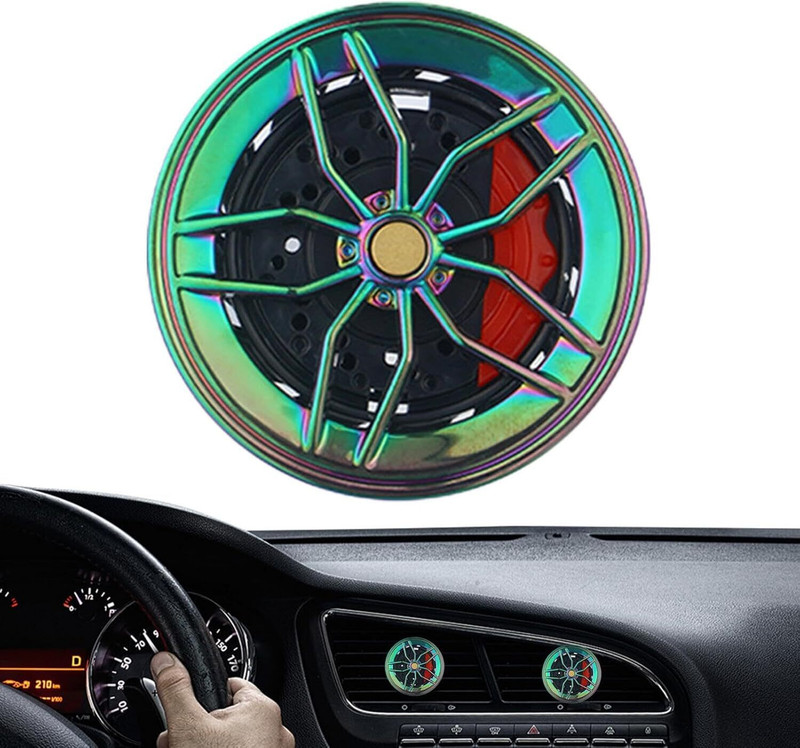 Auto MT Multi Rotating Alloy Wheel Car AC-Vent Clip Aromatherapy Air Freshener Decor. Car Suspension Kit