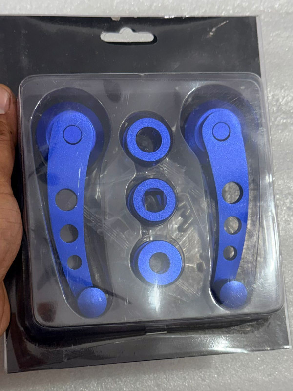 Auto MT BLUE Door Crank Handle Aluminium Alloy for Universal Compatible with All Car Car Flywheel