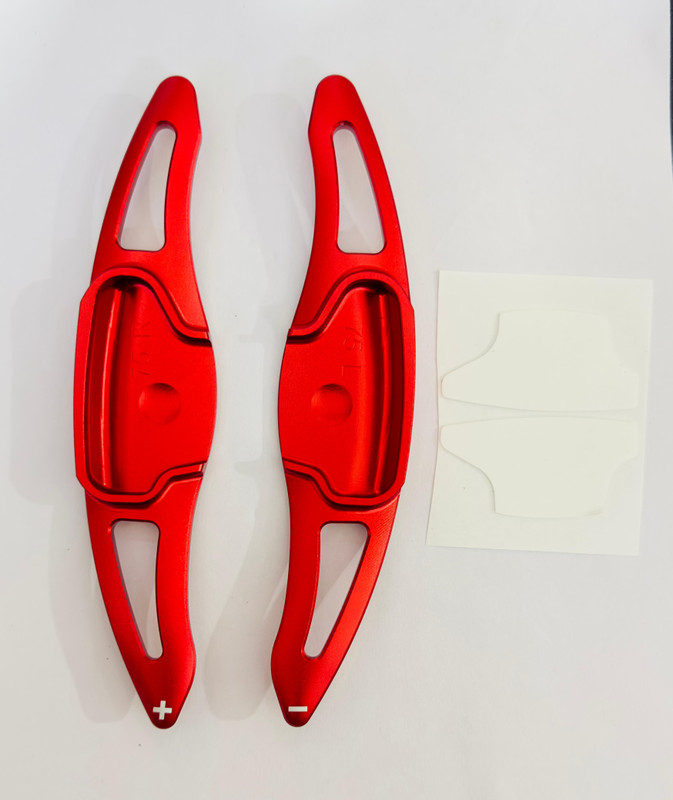 Auto MT Red CNC Metal Paddle Shifter Hyundai Verna Interior 2023-2025 Hyundai Verna Car Flywheel