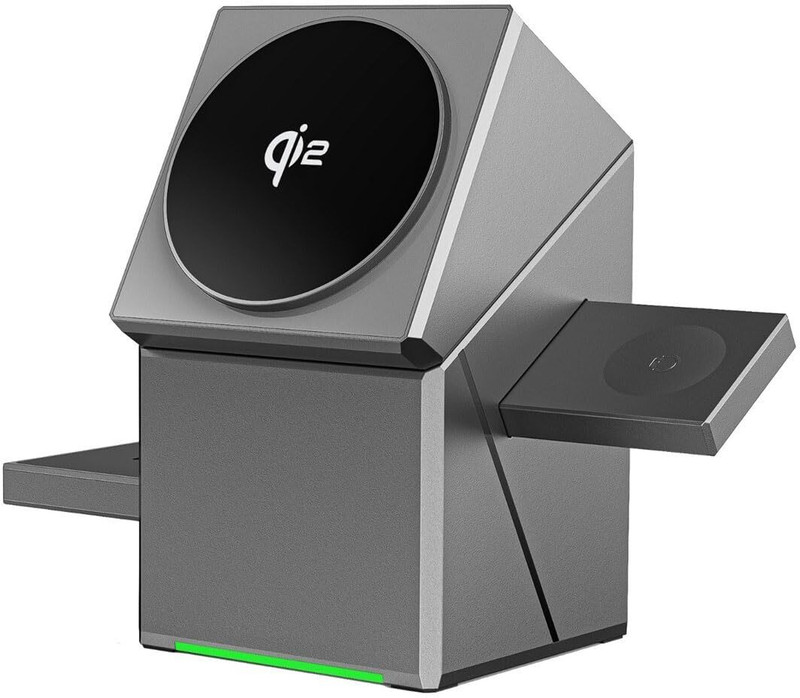 Drumstone 3-in-1 Portable Wireless Charging Station for Phones Turbo Charger