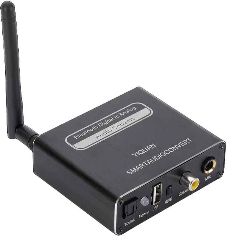 atdaraz TV-out Cable USB Bluetooth 5.0 Digital to Analog Optical Fiber Coaxial Audio Converter(Black, For Home Theater)