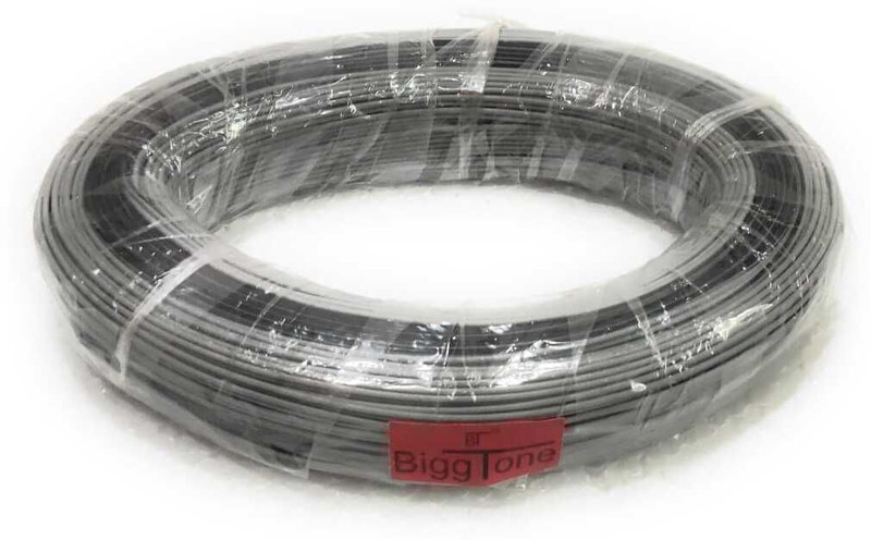 Biggtone TV-out Cable TV-out Cable Flexible PVC Insulated Copper Speaker Wire For Home Theater, 50 m)(Black, For TV, 50 m)