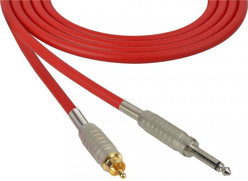 MORTAS  TV-out Cable 6.35 MM P-38 Mono Male To Rca Male Cord(Multicolor, For TV, 1.5 m)
