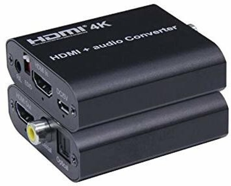 Tobo  TV-out Cable HDMI to HDMI Audio Converter Optical Coaxial Audio Output to Amplifier TD-527H(Black, For TV)