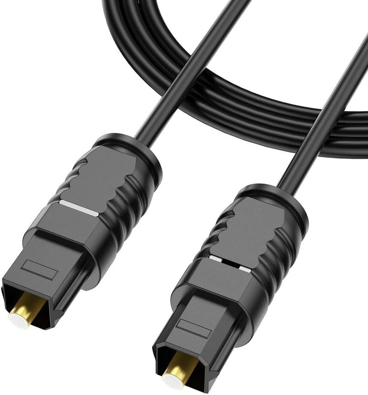 OG X NEXSA TV-out Cable Fiber Optical Cable 1.5 m Digital Dolby Audio Fiber(Black, For Computer, 1.5 m)