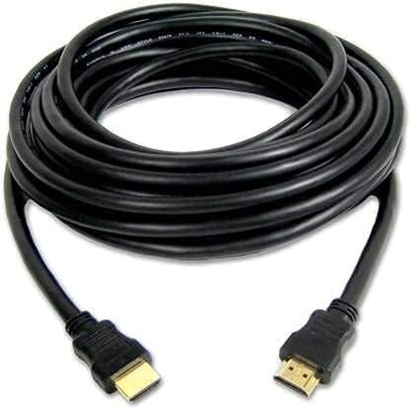 PAC TV-out Cable 4K HDMI to HDMI Cable 10 Meter Full HD 1080p, 4K - For Laptop, Projector, TV(Black, For Computer, 10 m)