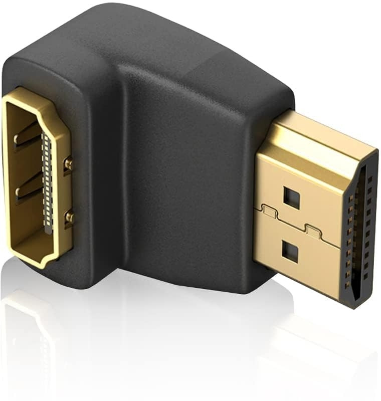 ZENIFY  TV-out Cable L SHAPE HDMI Male To Female Gold-Plated Connector(Black, For TV, 50 m)