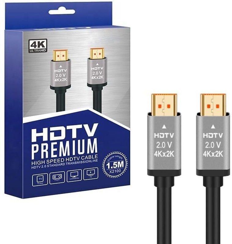 coolcold TV-out Cable Premium 4k x 2K UHD HDMI Cable (30 Meter), High-Speed HDTV Cord Certified 18Gbps(Black, For Projector)