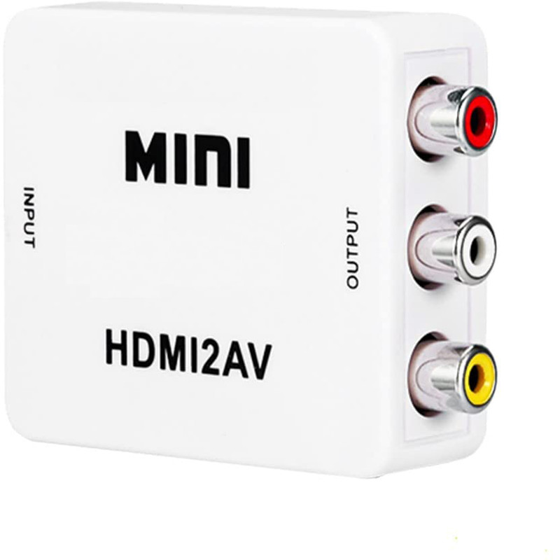 TrustEdge TV-out Cable HDMI to AV and HDMI to 3RCA HDMI2AV AV Converter(White, For TV)