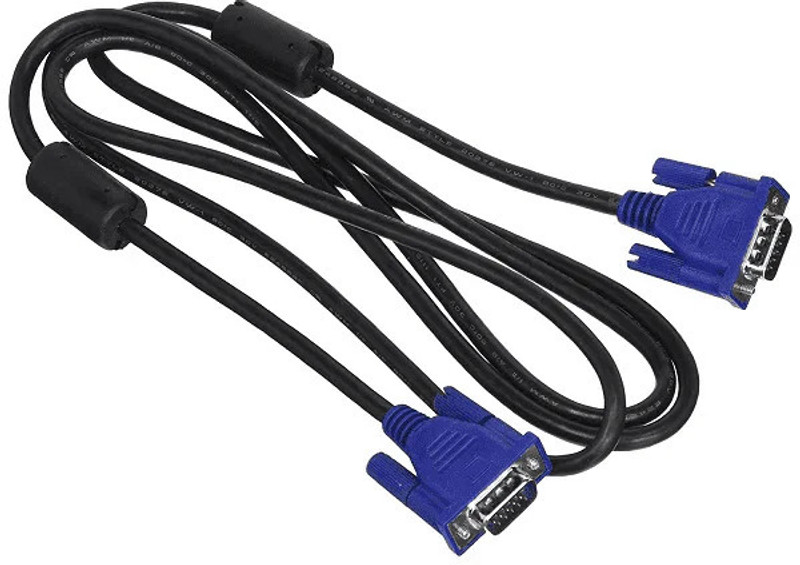 Sancy TV-out Cable Vga To Vga Cable 5 M Support Pc, Monitor, LCD, LED, Plasma, Projector, TFT(Blue&Black, For Computer, 5 m)