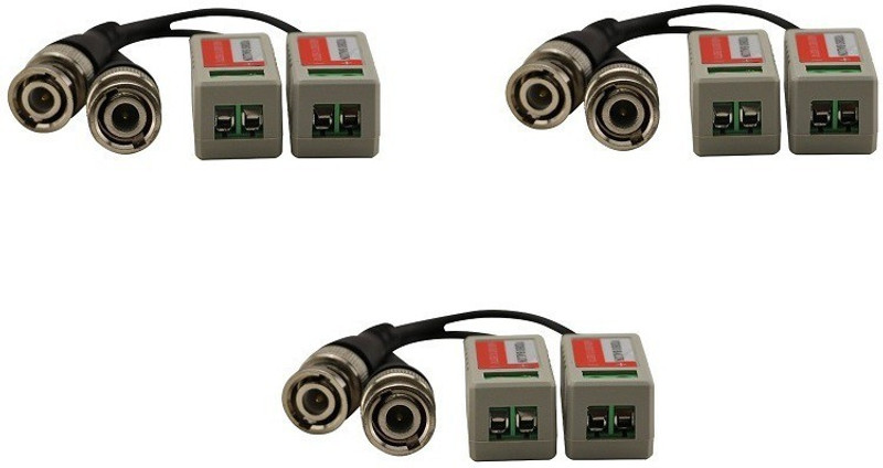 LipiWorld  TV-out Cable Video Balun AHD(Black, For Camera)
