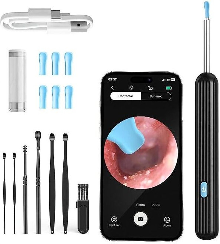 AONEPTER LED Flashlight Earwax Cleaner