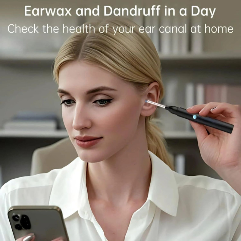 SKYBUCKET Ultra Safe Ear Cleaner Machine with Camera – Earwax Remover Tool