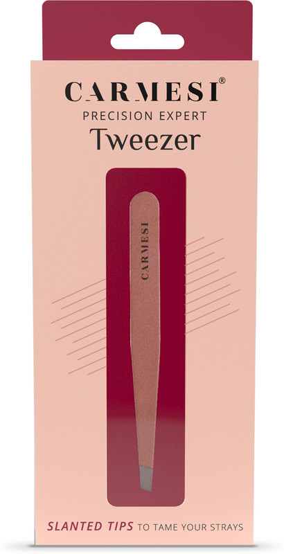 Carmesi Precision Expert Tweezer |Suitable for Eyebrows, Upper Lip, Chin