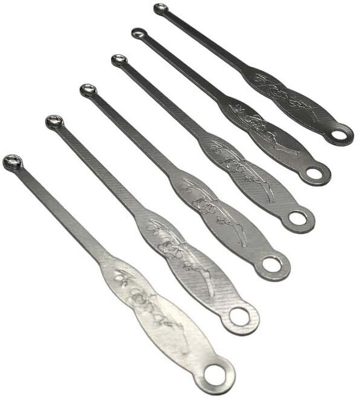 lookat Stainless Steel Ear Cleanser Spoon Ear Wax Removal (Silver)