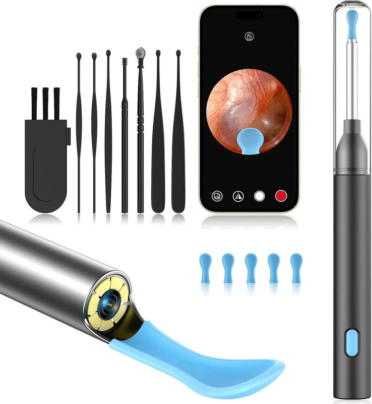 HR INTERNATIONAL Ear Cleaner Earwax Removal Tool Kit with HD Camera WiFi Connection