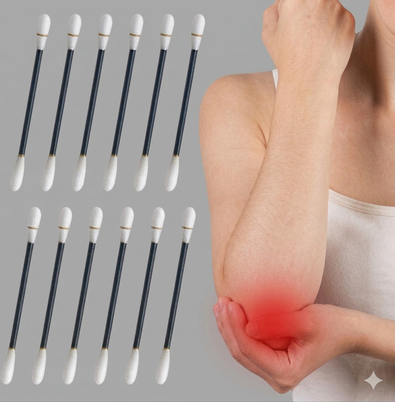 Jiyancreation 50 Pcs Medical Antiseptic Cotton Swabs