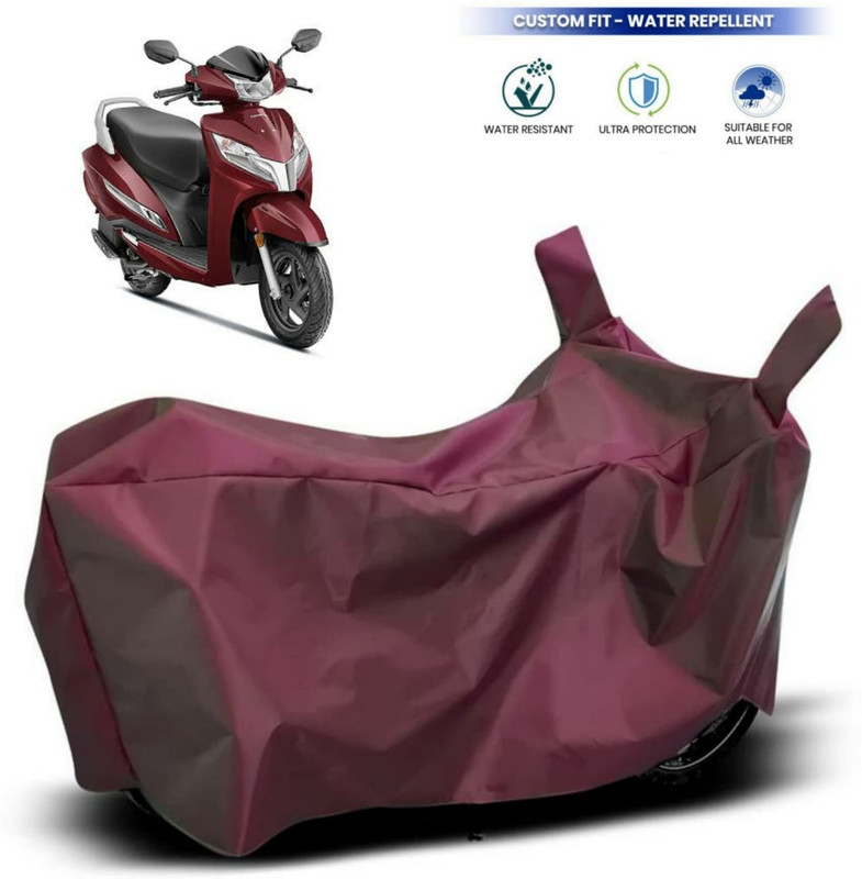 ma collections Waterproof Two Wheeler Cover for Honda(Activa, Maroon)