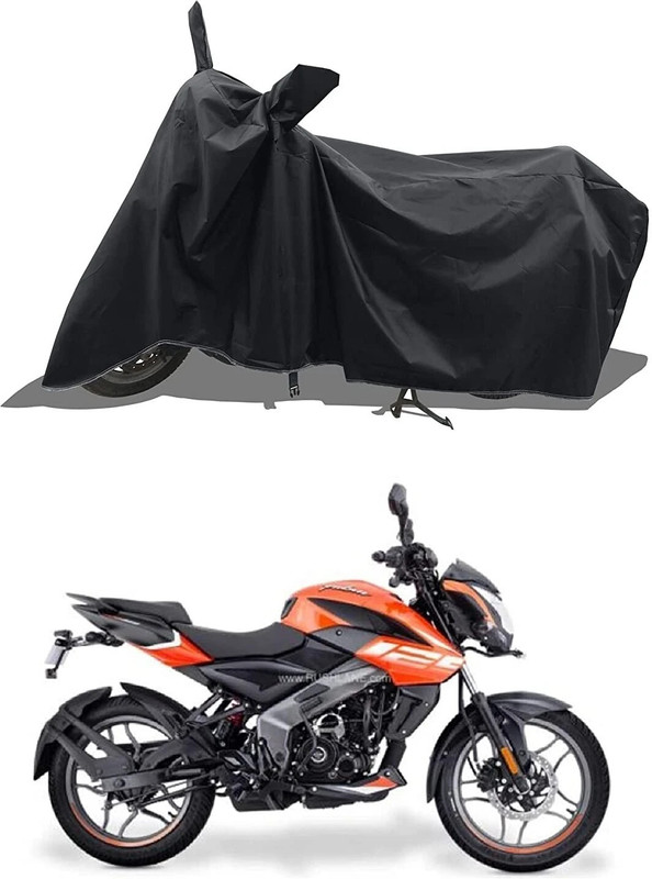 AASHTIK MART Two Wheeler Cover for Bajaj(Pulsar NS125, Black)