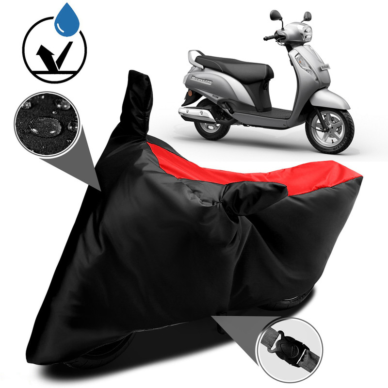 OliverX Waterproof Two Wheeler Cover for Suzuki(Access 125, Grey)