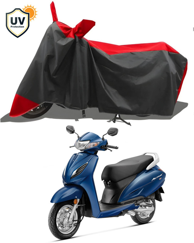 WXR Two Wheeler Cover for Honda(Activa 6G, Black, Blue, Red)