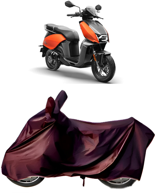 BbcMart Waterproof Two Wheeler Cover for EeVe(Electric Scooter, Maroon)