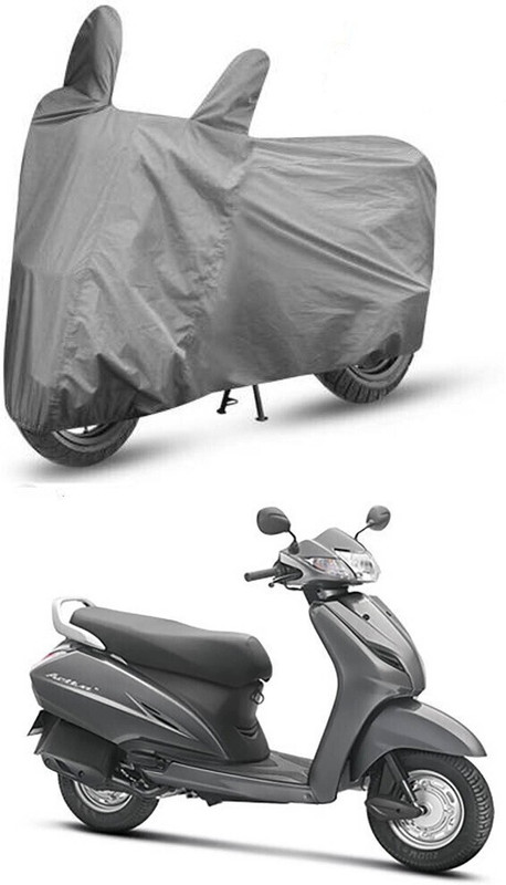 Human Plus Waterproof Two Wheeler Cover for Honda(Activa 3G, Grey)