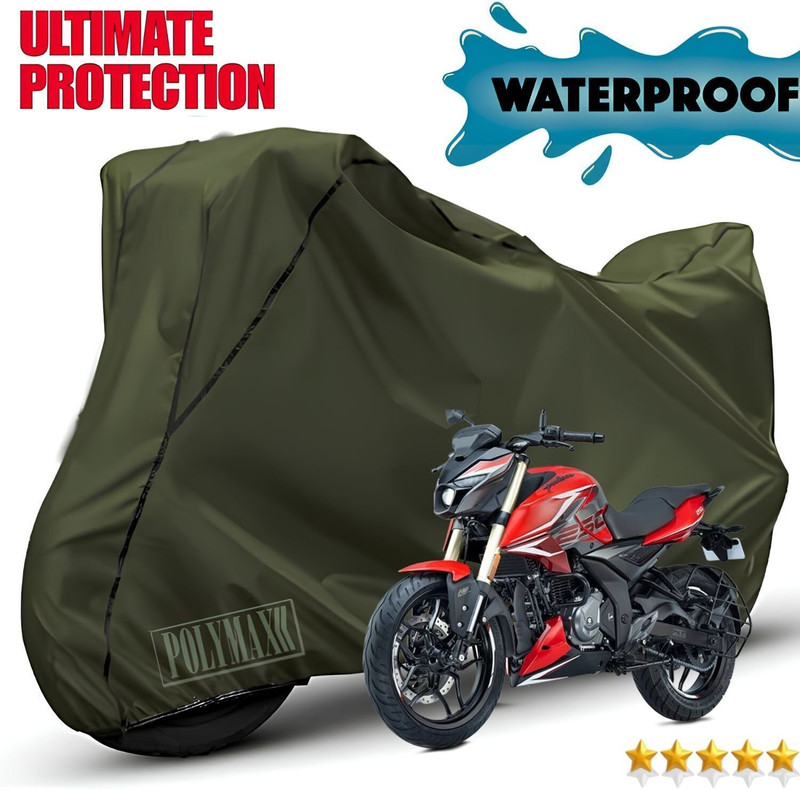 OliverX Waterproof Two Wheeler Cover for Bajaj(Green)