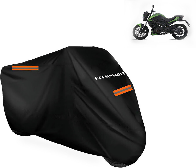 Horseyaart Waterproof Two Wheeler Cover for Bajaj(Dominar 400 BS6, Black)