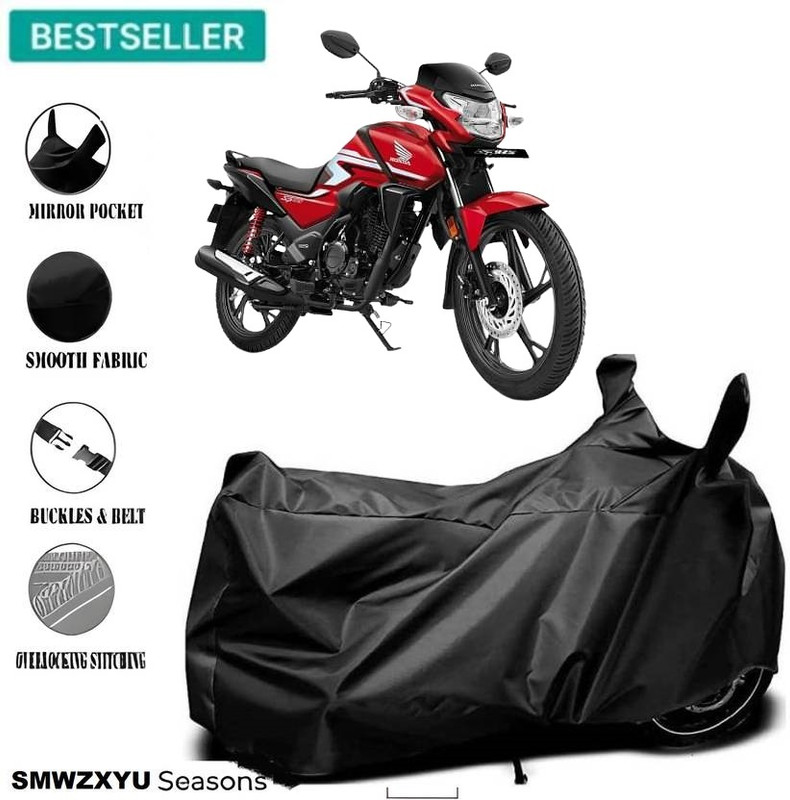 smwzxyu Waterproof Two Wheeler Cover for Universal For Bike(Shine, Black)