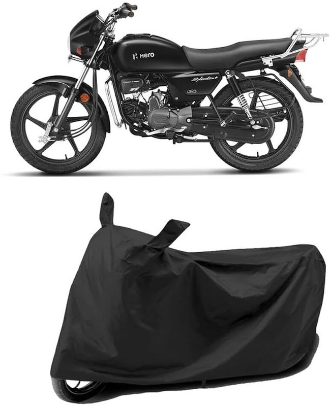 CLASSY CHOICE Two Wheeler Cover for Hero(Splendor Plus, Black)